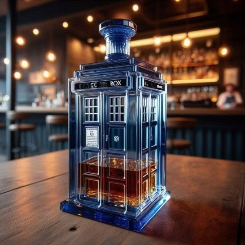 Wine Beer Whiskey - Decantador Criativo em Formato de Cabine