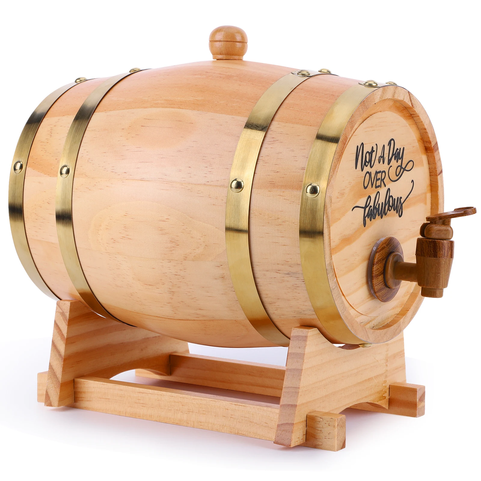 Barril de uísque de madeira 3l - Wine Beer Whiskey avaliação e preço