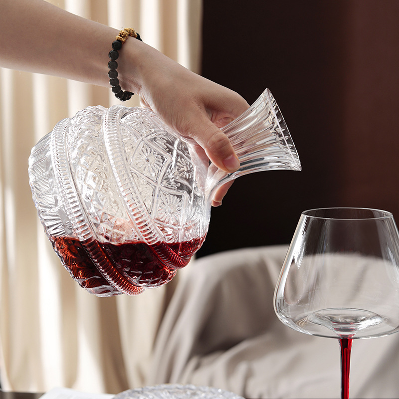 Decantador de vinho giratório  - Wine Beer Whiskey avaliação e preço