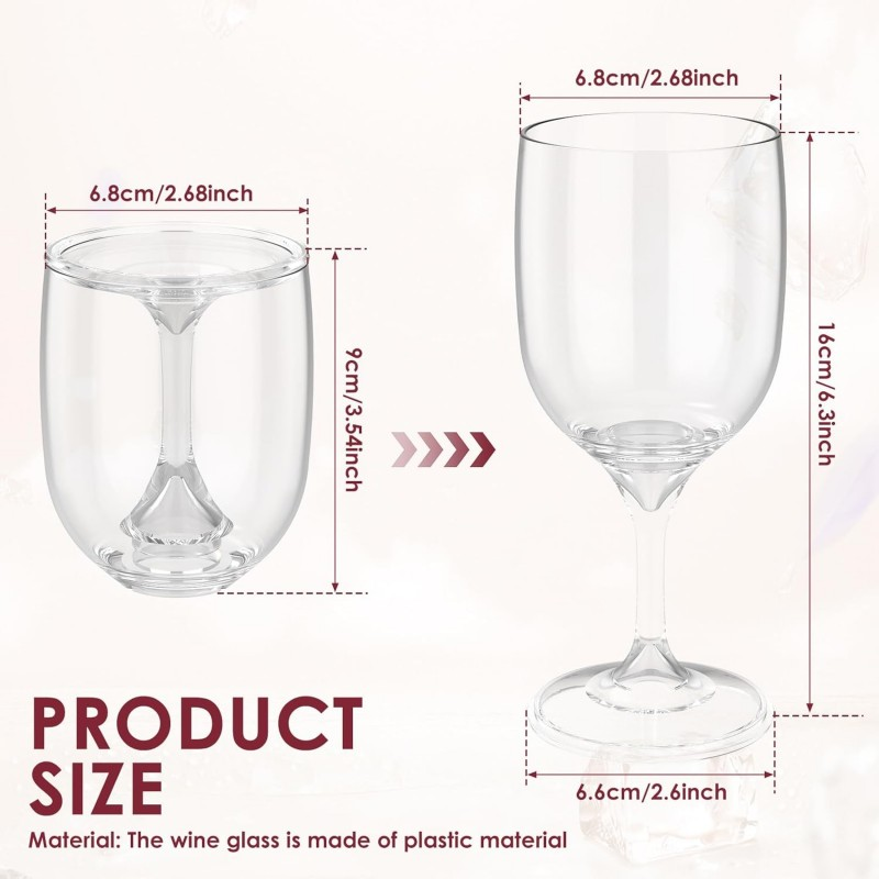 Copo de vinho dobrável transpa - Wine & Beer Emporium avaliação e preço