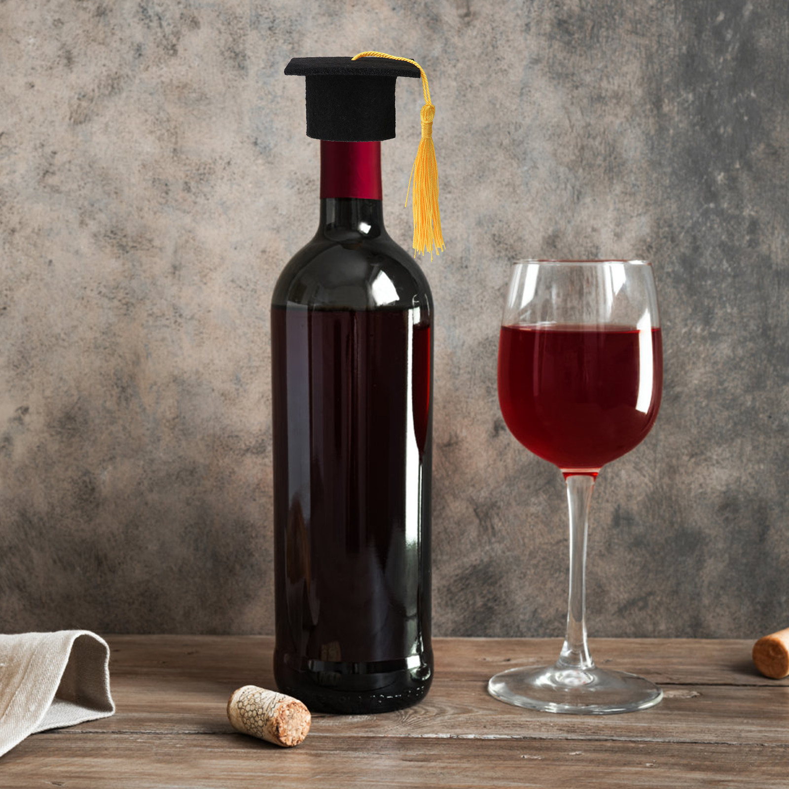 6 Peças de Tampas Decorativas  - Wine Beer Hat avaliação e preço