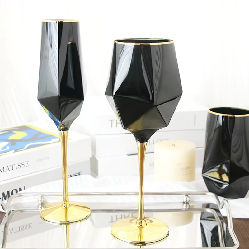 Taça de vidro de vinho com bor - Wine Beer Whiskey avaliação e preço