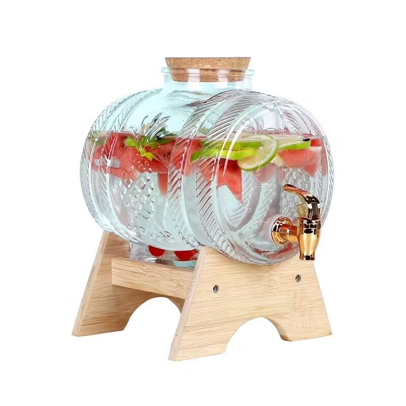 Barril de uísque de vidro 1l,  - Wine Beer Whiskey avaliação e preço