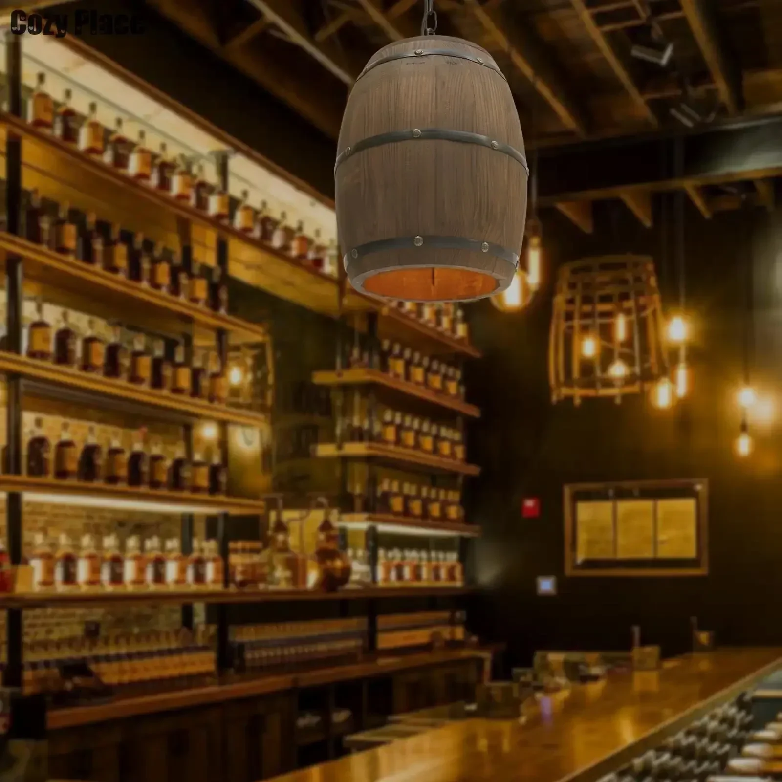 Luminária Rústica Vintage, Lus - Wine & Beer Emporium avaliação e preço