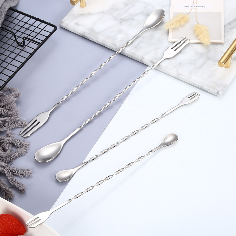 Nova Colher de Mistura para Co - Muddler Cocktail Bar avaliação e preço